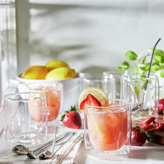 ZWILLING Sorrento 2-pc Double-Wall Tumbler Glass Set - Image 6