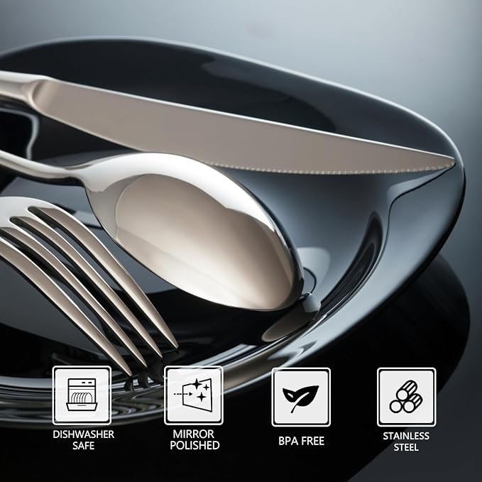 SANTUO Stainless Steel 12PCS Dinner Set combo - Image 3