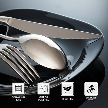 SANTUO Stainless Steel 12PCS Dinner Set combo - Image 3