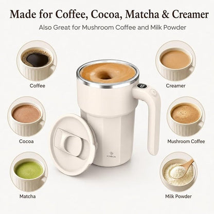 Self Stirring Coffee Mug, 12oz Rechargeable Magnetic Mixing Cup - Image 5