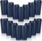 Domensi 15 Pack Reusable Plastic Coffee Cups by Domensi