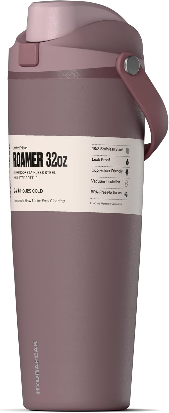 Hydrapeak Roamer 32oz Insulated Water Bottle by HYDRAPEAK