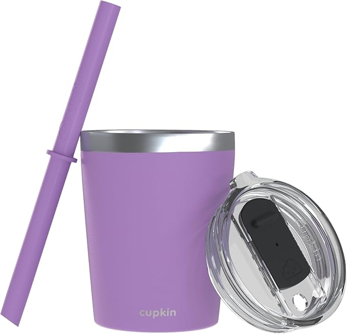 CUPKIN Stackable Stainless Steel Kids Cup Smoothie Tumbler, Powder Coated by CUPKIN