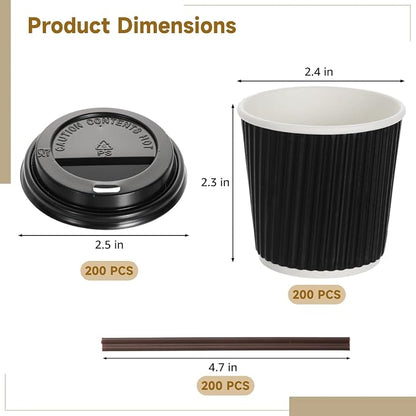200 PCS Disposable Espresso Cups - Image 4