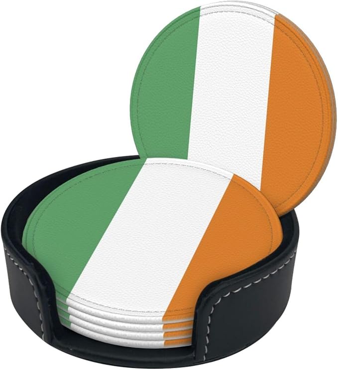 Ireland Flag Coasters for Drinks - Image 2
