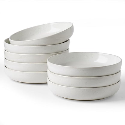 famiware Milkyway 33 oz Pasta Bowls Set of 8, Dishwasher & Microwave Safe by Famiware
