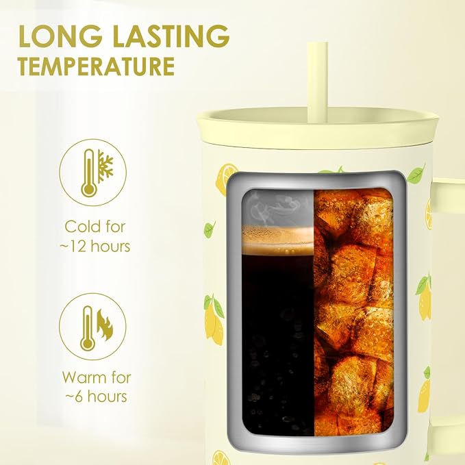 SANDJEST Lemon 40oz Tumbler - Image 5