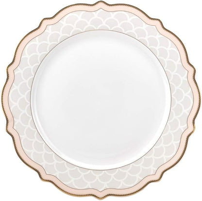 Euro Porcelain 57-pc Banquet Dinnerware Set, Luxury Bone China Tableware, Service for 8 (6664G) 6664-20