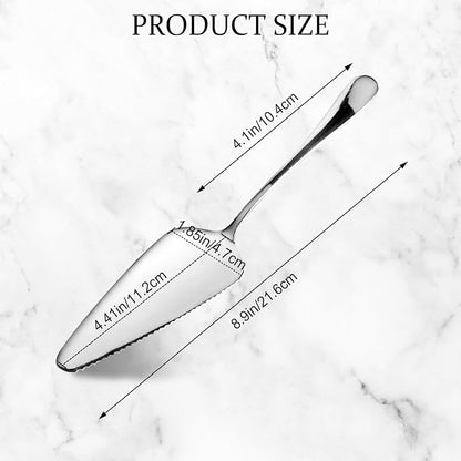 RETON 5 Pcs Pie Server Set, Stainless Steel Cake Cutter Pizza Spatula Server - Image 2