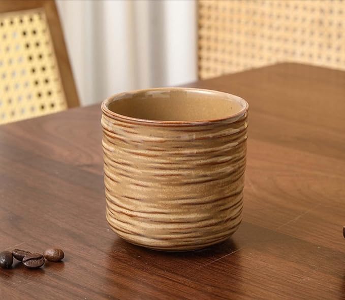 Japanese retro ceramic teacups, coffee cups, and water cups, suitable by Unknown