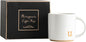COLLECTIVE HOME Ceramic Coffee Mug, 15 oz Monogram Cup by COLLECTIVEHOME