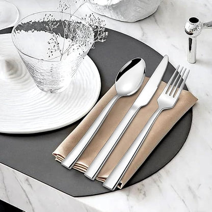 Silverware Set for 12, CXJY 60-Piece Stainless Steel Flatware Cutlery Set - Image 7