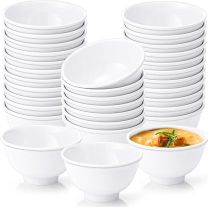 Tioncy 36 Pcs Bowls Set Unbreakable Dessert Soup Salad Bowls by Tioncy