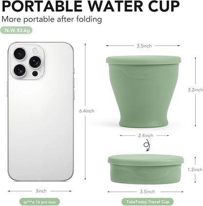 TakeToday Collapsible Cup 8 oz 2-Pack - Image 3