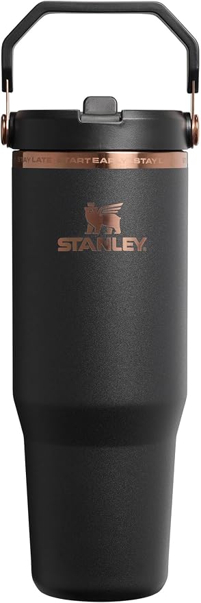 STANLEY IceFlow 2.0 Flip Straw Tumbler, 30 oz, Messi Goat Black | Easy Carry by Unknown