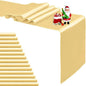 15-Pack Light Gold Satin Table Runner 12 x 108 Inch Long Fuchsia Bright and by Pufogu