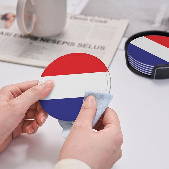 Netherlands Flag Coasters for Drinks - Image 5