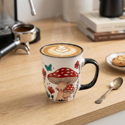 Mushroom Coffee Mugs, Color Changing Mug, 16oz | Ceramic Tea Cup - Image 4
