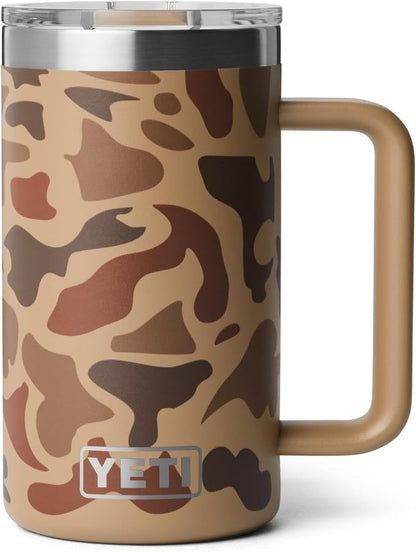 YETI Rambler 24 oz Ceramic Lined Stackable Mug 2.0, Vacuum Insulated, Stainless by YETI