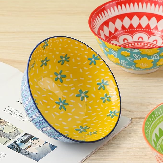 Porcelain Soup Cereal Bowls Set - Image 7
