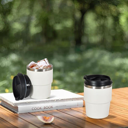 CHLJAR Espresso Cups, 6oz Insulated Espresso Cup Set of 2, Espresso Shot Cups - Image 6