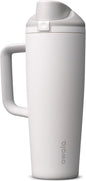 Owala FreeSip Tumbler Stainless Steel Water Bottle 30 oz Shy Marshmallow | by Unknown