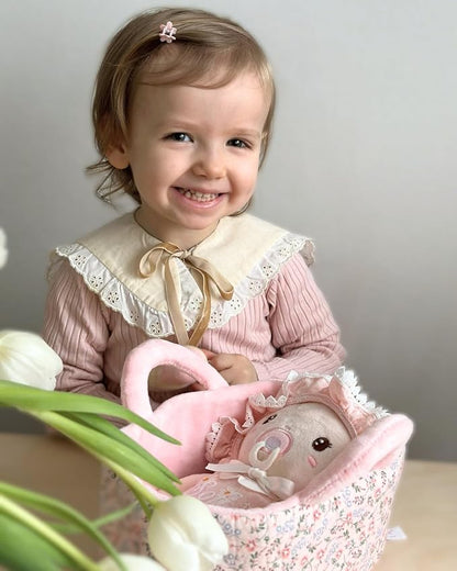 LeyaDoll Soft Baby Doll Set, Pretend Play - Image 6