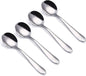 VANRA 4-Piece Children Spoons Round Stainless Steel Kids Dinner Spoons Child by VANRA
