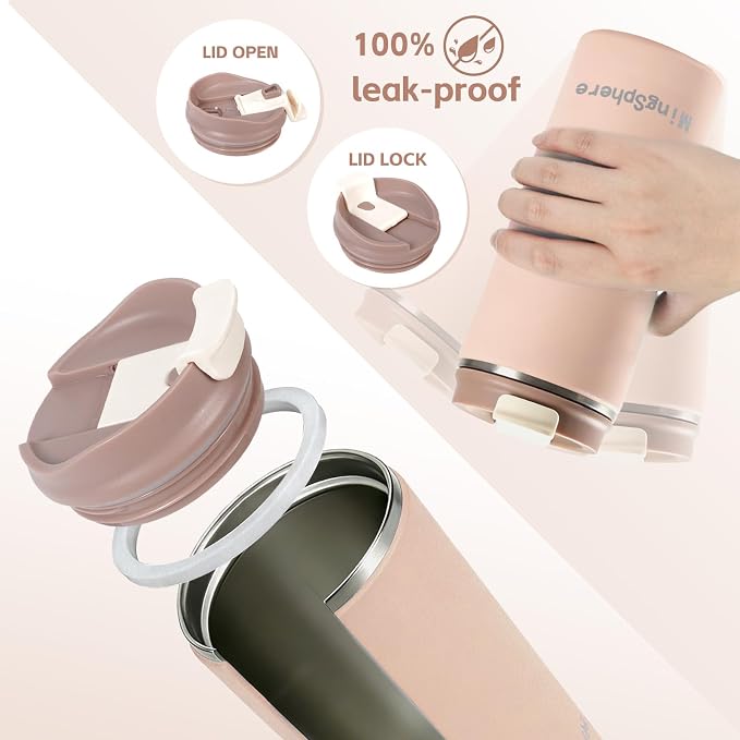 16oz Insulated Stainless Steel Coffee Cup - Image 4