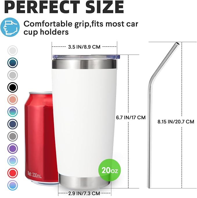 Volhoply 20oz Stainless Steel Tumbler - Image 2