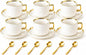 Ceramic Coffee Cup and Saucer Set by Unknown