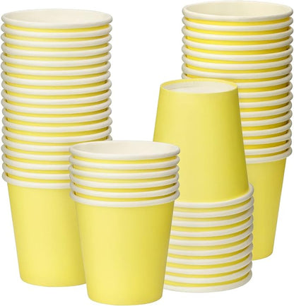 3 oz 50 Pack Disposable Paper Cups, Mouthwash Cups Bathroom Cup | Bathroom Cups by Huaiid
