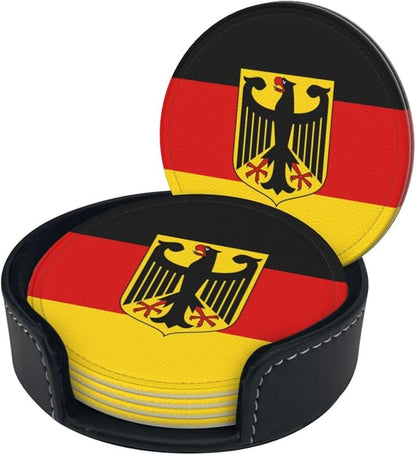 Germany Flag Coasters for Drinks - Image 2