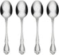 Oneida B552004C True Rose Everyday Flatware Dinner Spoons, 6.75" L x 1.6" W by Oneida