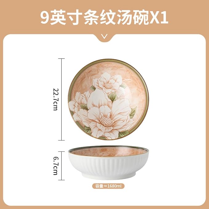 Japanese-style personalized household ceramic tableware, restaurant matching - Image 2