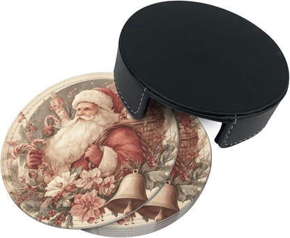 Vintage Christmas Santa Claus Coasters - Image 7