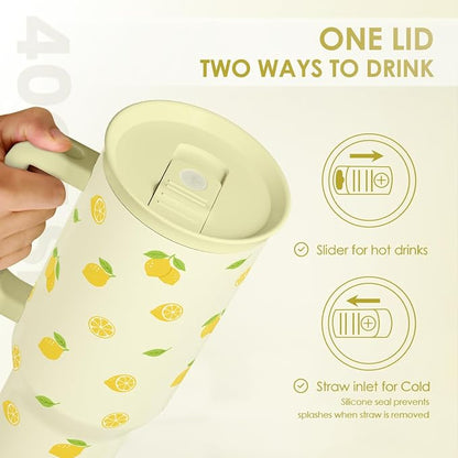 SANDJEST Lemon 40oz Tumbler - Image 4