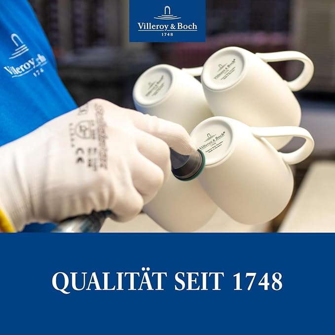 Villeroy & Boch NewWave Caffè Cappuccino Set, 3 Pieces, Premium Porcelain - Image 8