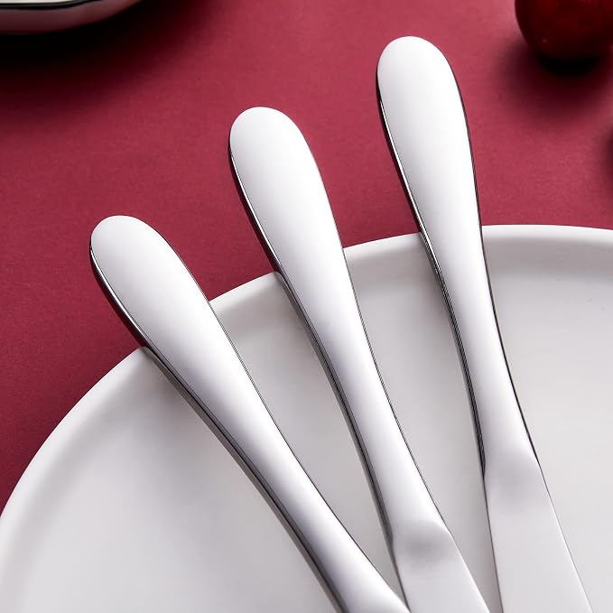 Aebeky 8-Piece Stainless Steel Table Knives, Dinner Knives Set - Image 7