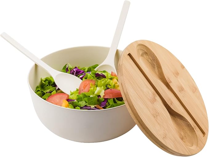 LOVYANXUE Bamboo Fiber Salad Bowl - Image 3