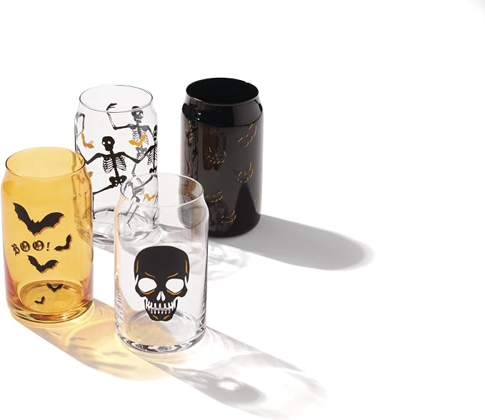 Oneida Barware, Vintro Halloween Can Cooler Glasses, Dishwasher Safe, Made of - Image 2