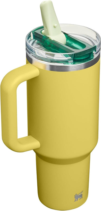 STANLEY Quencher ProTour Flipstraw Tumbler, 40 oz, Daffodil Emerald | Built-In - Image 3