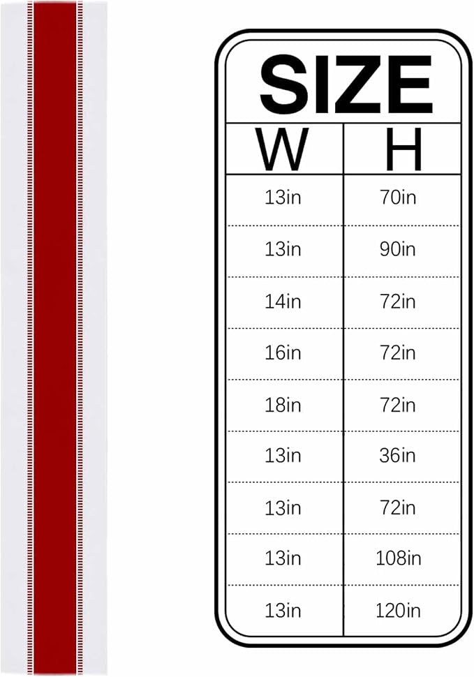 72 inches Long Red Table Runners, Modern Stripes Table Runner Dresser Scarves - Image 6