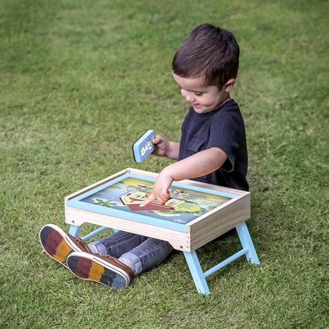 Bluey Art Creation Station, 100 Magnets & Whiteboard Lid | Foldable legs - Image 7