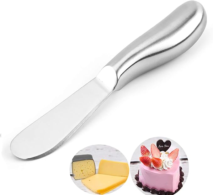 VANRA Spreader Knife Set 4-Piece Butter Knife Stainless Steel Cheese Knife Set - Image 6