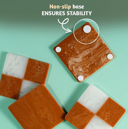 Folkulture Cute Fall Coasters, Non Slip, Coaster - Image 6