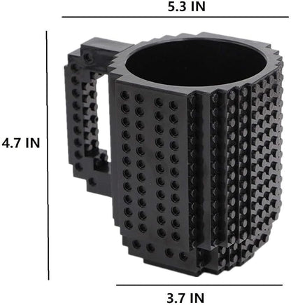 DEEXITO Build on Brick Coffee Mugs, Creative DIY Kids Party Cups - Image 4