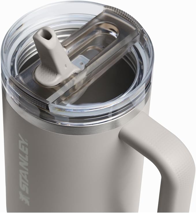 STANLEY Quencher ProTour Flipstraw Tumbler, 30 oz, Ash | Built-In Straw & - Image 2