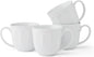 Fitz and Floyd Everyday Vintage Scalloped Set of 4 Porcelain Coffee Tea Mugs by FitzandFloyd