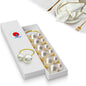 Napkin Rings - Pearl Gold Napkin Rings Set of 6 by SunEuhue